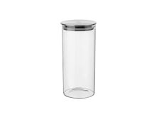 Can with stainless steel cap TUBE 1.5 l, glass