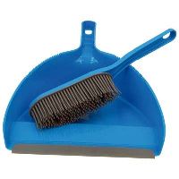 FAVE IRVIN rubber broom and shovel with rubber edge