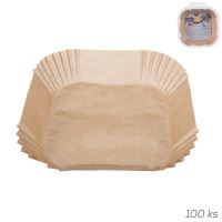 ORION Form paper for hot air fryer 21 x 21 cm, 100 pcs