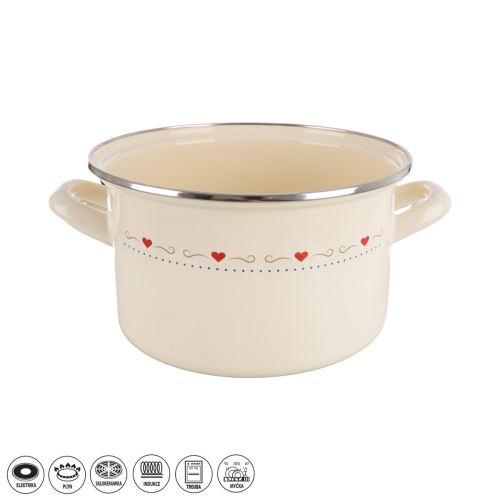 ORION Hrnec TONČA o 20 cm, 4 l, smalt