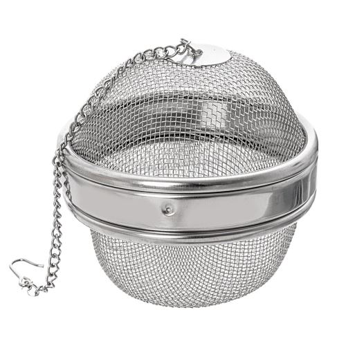ORION Sítko na čaj, koření o 9 cm, s řetízkem