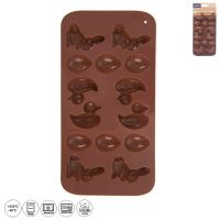 ORION Silicone mold Easter 14, brown