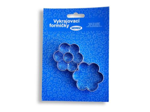 JANDEJSEK Sada vykrajovátek na linecké 1 + 1 kytička velká 52 x 47 mm