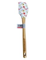 ALVARAK Stěrka kuchyňská 30 cm, silikon/dřevo, muffin ovoce