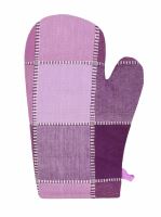 FORBYT Kitchen mitt 28 cm, cotton, magnet and loop, Adam, purple