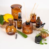 ORION Dóza kosmetická hnědé SPA 20 ml, sklo/UH_5 (4)