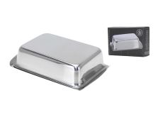Butter dish 16 x 11 x 8 cm, stainless steel