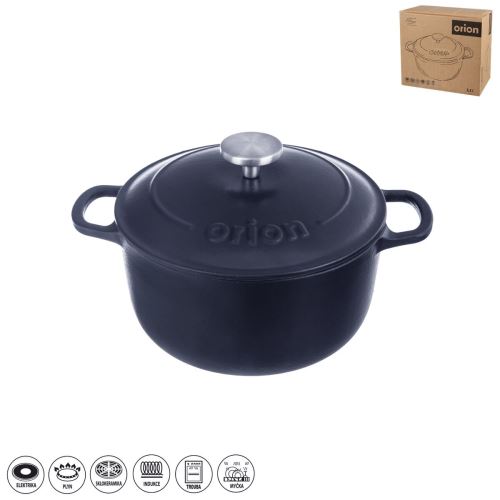 ORION Hrnec LITINA SMALT 22 cm 3,3 l poklice
