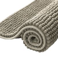 KELA Rug, rug LIVANA 65 x 55 cm, 100% polyester, gray