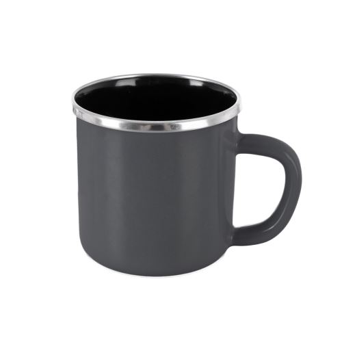 ORION Hrnek Grey Lem 0,41 l, pr. 8,8 cm, smalt