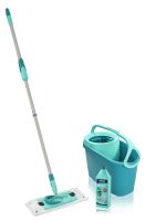 LEIFHEIT Rotary mop CLEAN TWIST M ERGO, 52120 + FREE cleaner for heavily soiled floors 1 l