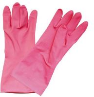 SPOKAR Suede rubber gloves L (9), 26 x 17 cm, rubber