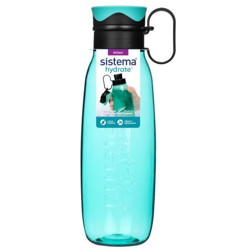 SISTEMA Lahev na vodu TRAVERSE FLIP 650 ml, zelená