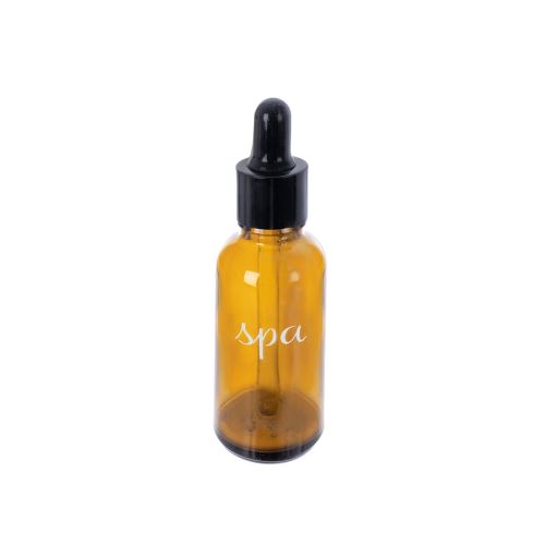 ORION Lahvička kosmetická s pipetou SPA 30 ml, hnědé sklo/UH