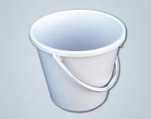 ALFA plastic Bucket 15 l, colors mix