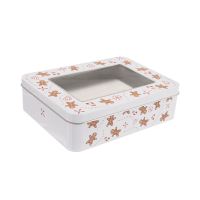 Банка для цукерок ORION GINGERBUCKET 18 x 14,5 x 5 см, листовий метал/пластик
