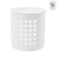 ORION Cutlery stand dia. 12.5 cm white, plastic