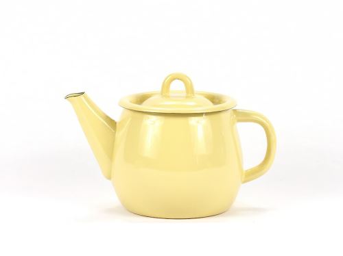 Konvice na vaření vody 1 l ELEGANT, krémová, smalt
