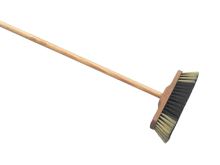 BRUSHES Broom wood 30 cm, 5141/631 with handle 130 cm