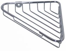 TORO Corner shelf 21.5 x 13.9 x 3.5 cm, chrome-plated wire