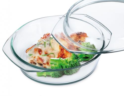 SIMAX Pekáč kulatý s víkem 1,5 l + 0,6 l, o 20,5 cm