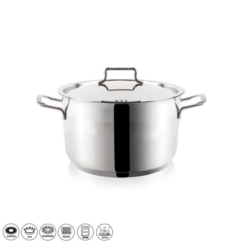ORION Kastrol ANETT o 18 cm, 2,3 l, výška 10 cm, nerezová poklice