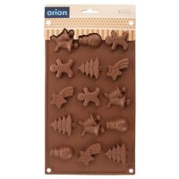 ORION Form CHRISTMAS 15 pcs, silicone, brown