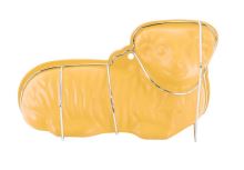 TORO Forma silikonová beránek ve stojánku 32 x 16 x 9 cm, žlutý