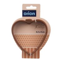 ORION Forma na  lívance/vol.oko SRDCE 9,5 x 9 cm, silikon, hnědá_5 (4)