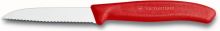VICTORINOX Knife with corrugated blade Swiss Classic 8 cm, 6.7431, red