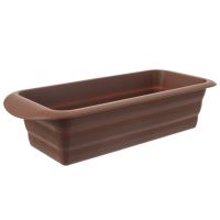 ORION Silicone mold for bishop&#39;s sandwich 28.8 x 12 x 6.5 cm, brown