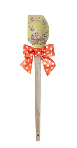 ALVARAK Stěrka kuchyňská 21 cm, silikon/dřevo, zajíček_0