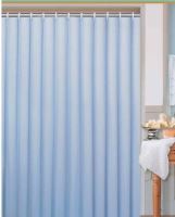 DURAMAT Bathroom curtain one color 180 x 200 cm, textile, blue