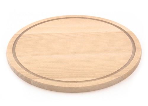 KOLIMAX Krájecí prkénko s drážkou 30 x 1,6 cm, buk