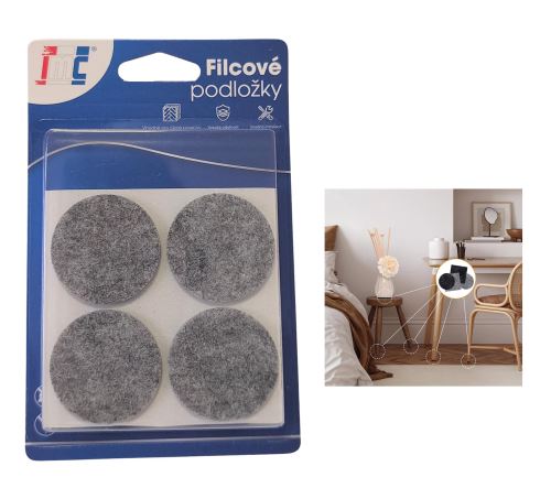 IMC Filcové podložky na nábytek samolepící ? 35 mm 8 ks_0
