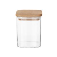 ORION Can 1 l square, glass/bamboo
