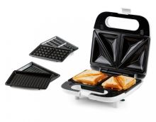 DOMO Sandwich maker, grill, waffle maker, 3 in 1, DO9122C