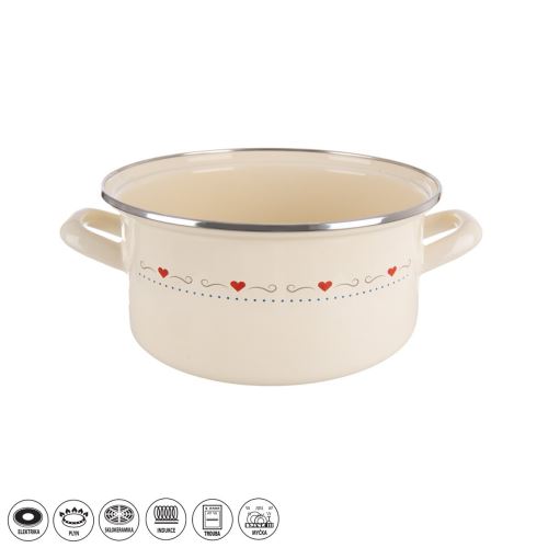 ORION Kastrol TONČA o 22 cm, 4 l, smalt