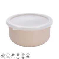 ORION Miska 16,5 cm, smalt Lem+ plast víčko, béžová