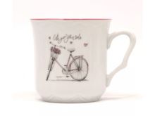 CZECH PORCELAIN Mug KAREL 0.3 l, round ladies'