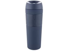 FLORINA Thermo mug LEO 450 ml, stainless steel, blue