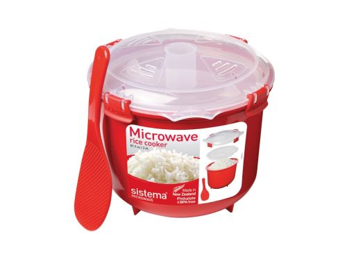 SISTEMA MICROWAVE Rýžovar 2,6 l, červená