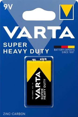 VARTA Baterie 9V ZINC CARBON, blistr 1 ks