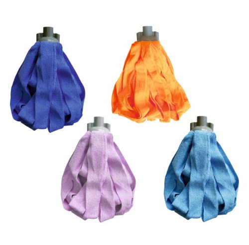 CLANAX Mop z mikrovlákna pásky 140 g, 25 cm, barvy mix