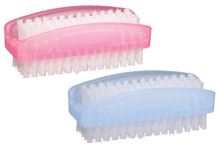 Hand brush transparent, double-sided 1 pc, colors mix