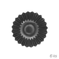 ORION Cupcake / tartlet mold 7 cm 6 pcs, sheet metal