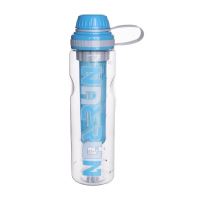 ORION Water bottle, tritan, cap + filter RUN 750 ml, blue