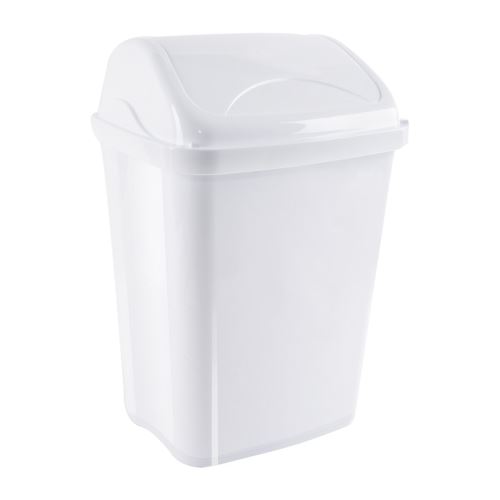 HOBBY LIFE Odpadkový koš Vittario kolíbka 16 l, bílý