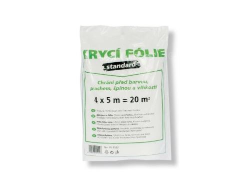 Krycí fólie STANDARD 4 x 5 m, slabá