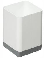 PLAST TEAM Піддон для столових приладів MONTREAL 10 x 10 x 14,5 см, біло-сірий